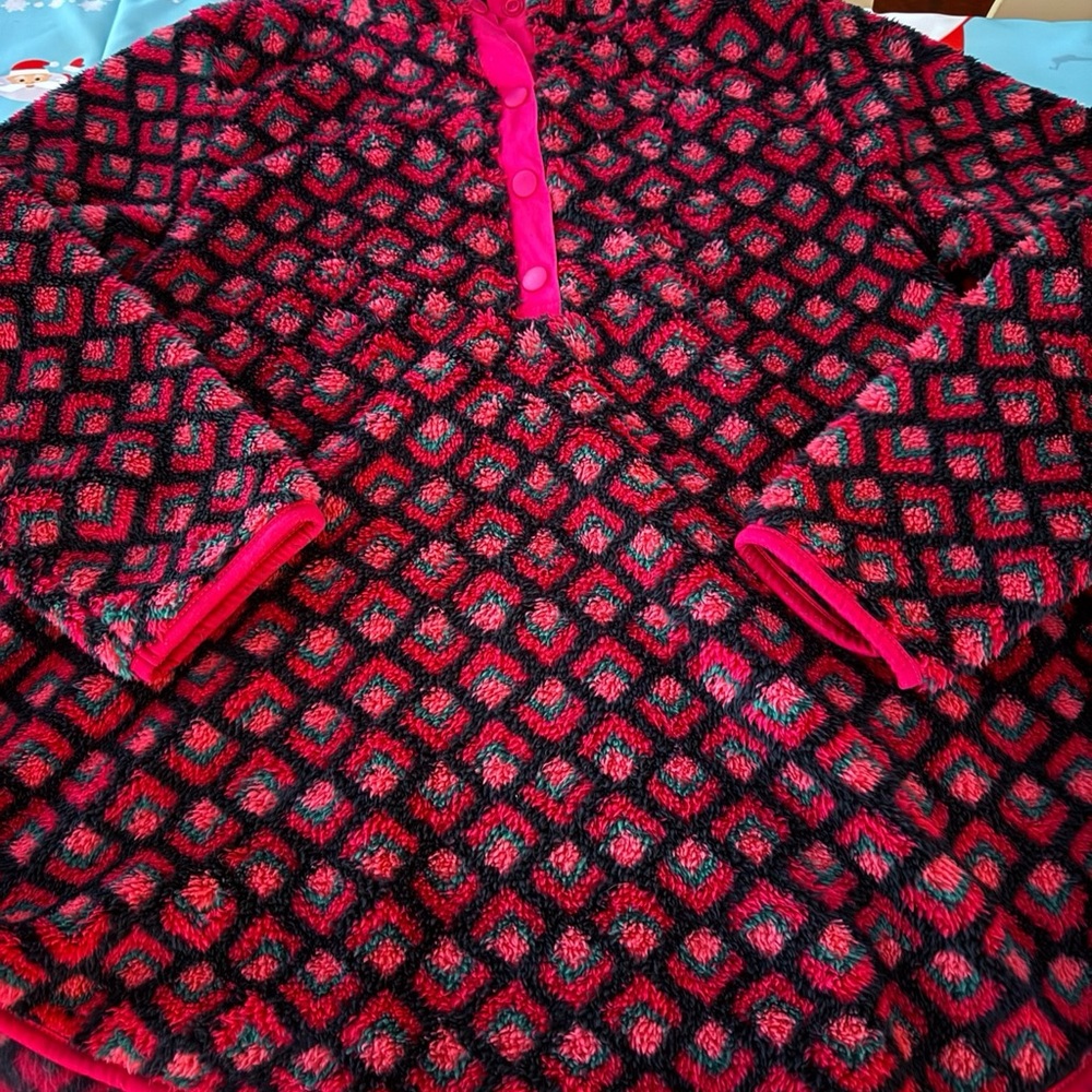 Terra & Sky Fleece Pullover Top & Matching Leggings Outfit 1X plus 16W-18W - Picture 4 of 11